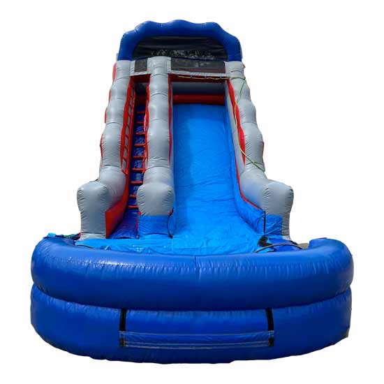 Splashdown Red,White,& Blue Water Slide with Pool
